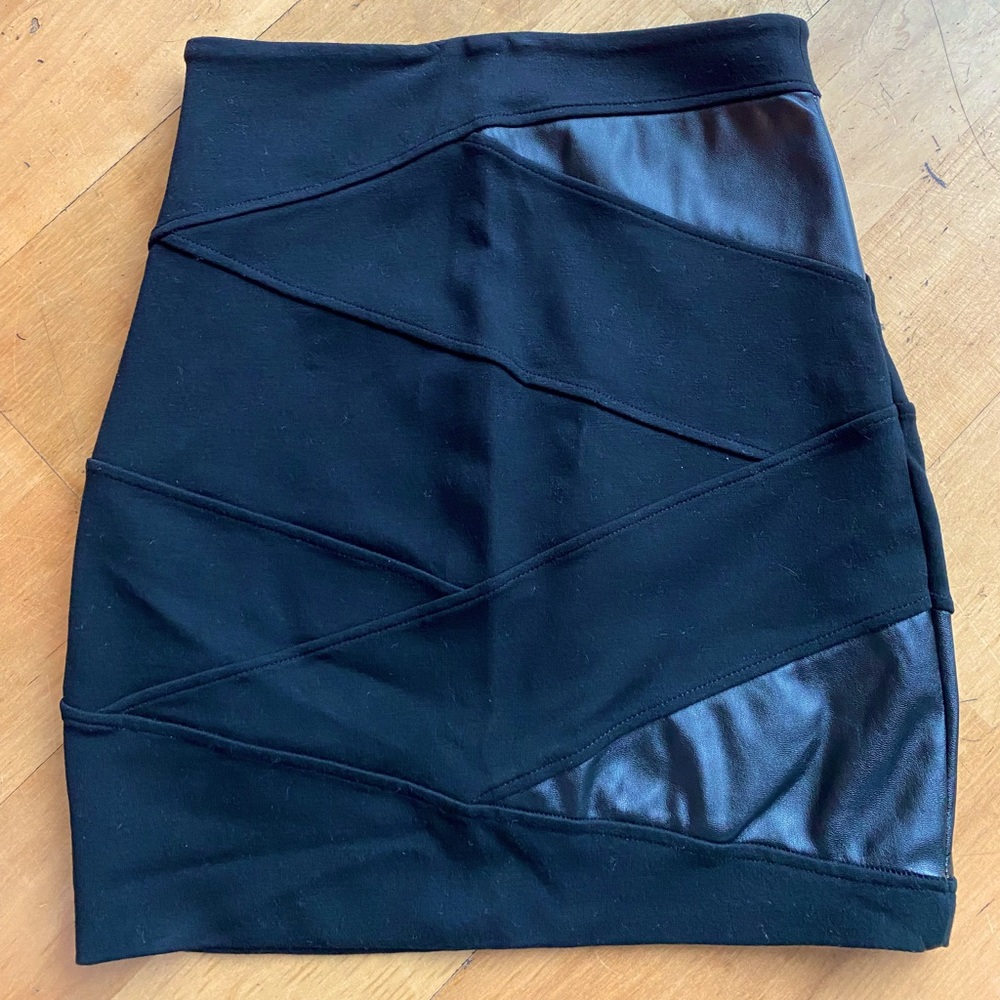Talula Black Bodycon Miniskirt, Size 4